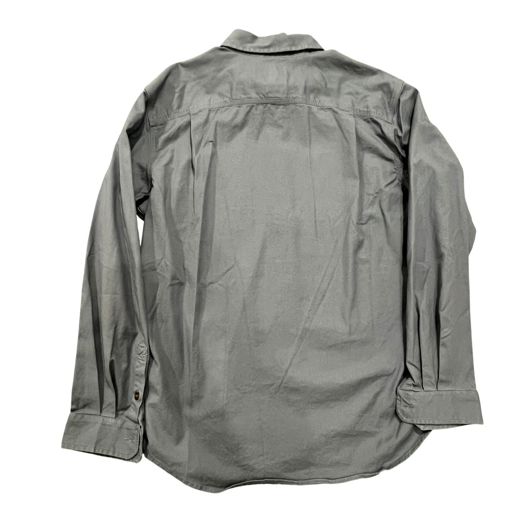 Carhartt Shirt Mens L Blue/Gray Rugged Flex Relaxed Fit Long Sleeve Work Shirt - Picture 4 of 5